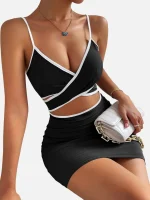 Crisscross Bodycon Dress