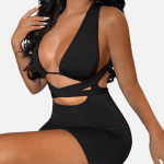Crisscross Back Bodycon Dress