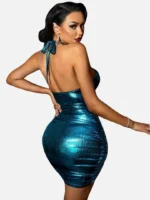 Leather Bodycon Dress - Image 2