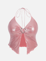 Heart Ring Backless Top