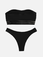 2 Piece High Cut Bottom Swimsuit - Image 2