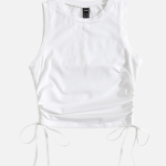 Ruched Side Crop Top