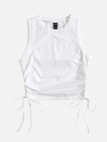 Ruched Side Crop Top