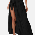 Knot Waist Cover Up Skirt