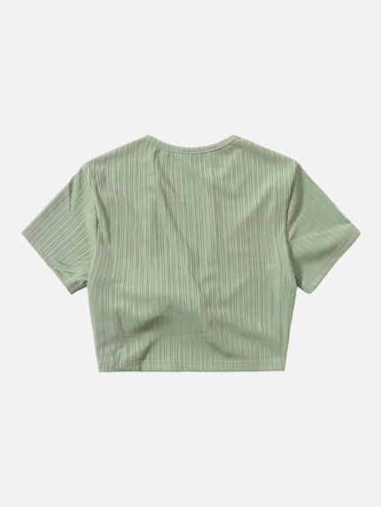 Tie Front Crop Top (Back)